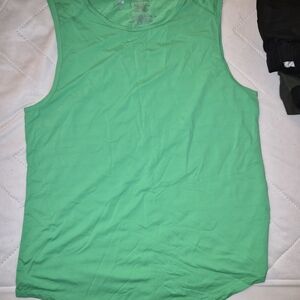 Active USA Vibrant Green Tank Top